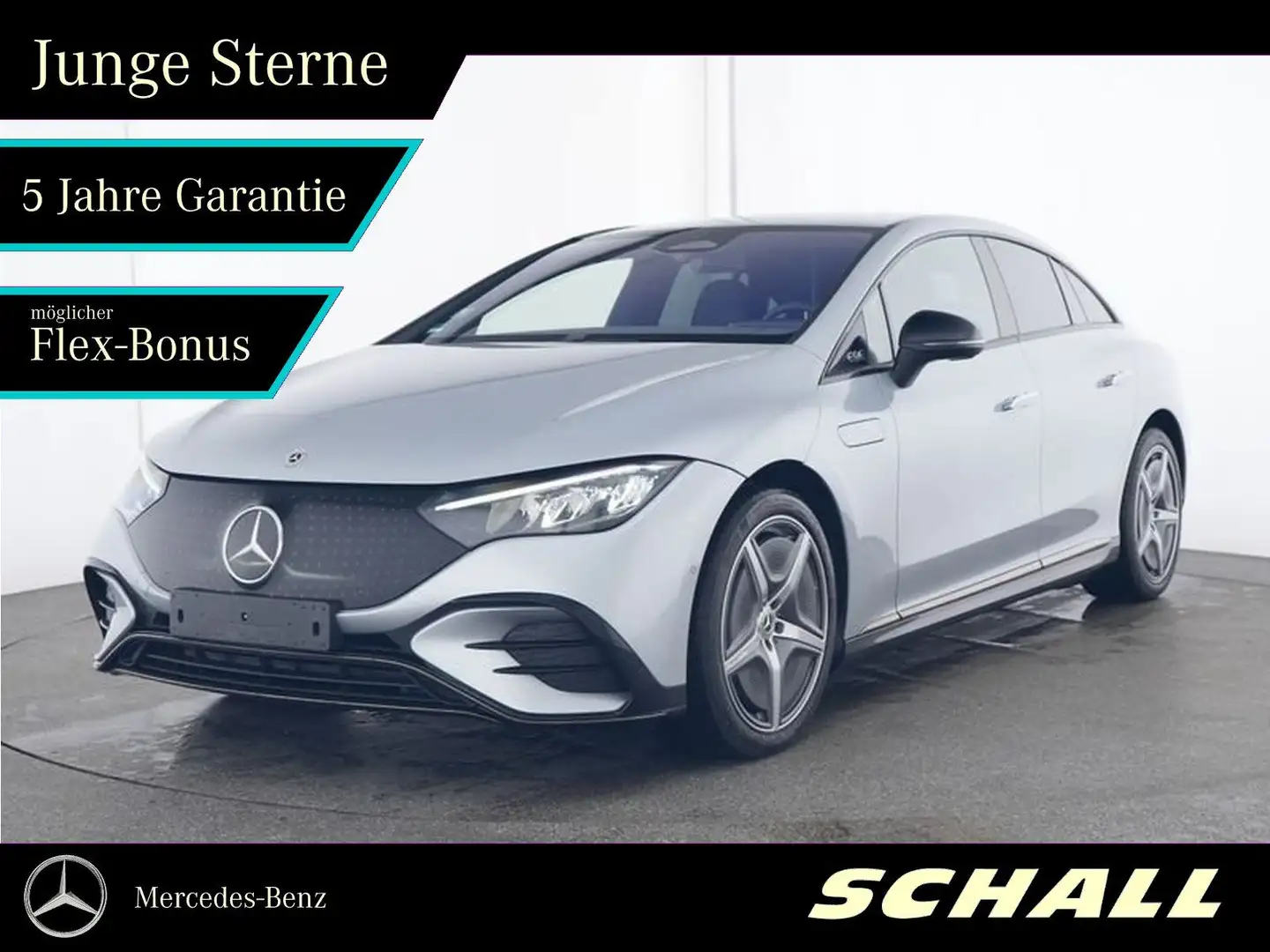 Mercedes-Benz EQE 300 AMG+NIGHT+MEMORY+LED+NAV+KAM+20"AMG+SPUR Srebrny - 1