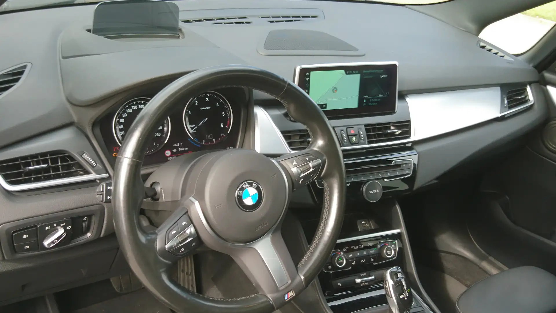 BMW 216 Gran Tourer AHK Pano, LED, HuD, gr.Navi,Sportlkrad Modrá - 1