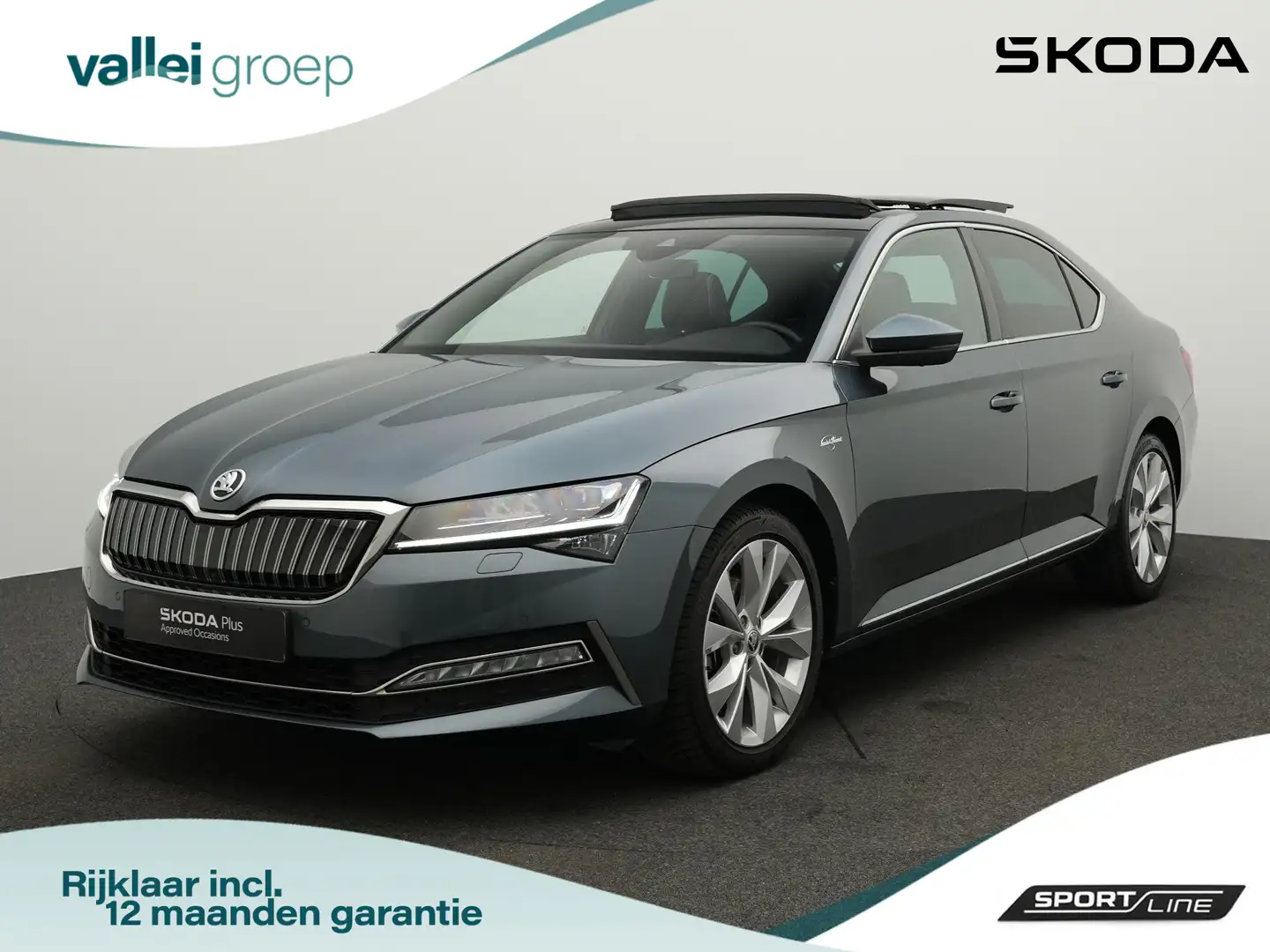 Skoda Superb 1.4 TSI 218 pk DSG iV Laurin & Klement | Panoramad Gris - 1