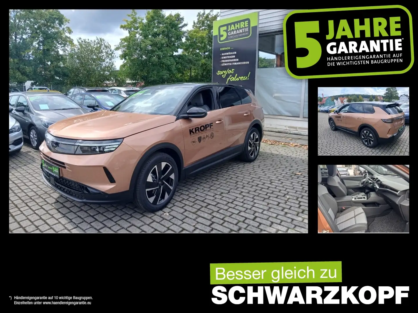 Opel Grandland 100kW 1.2 48V GS Navi+Pano+SD+SHZ+360 Beige - 1