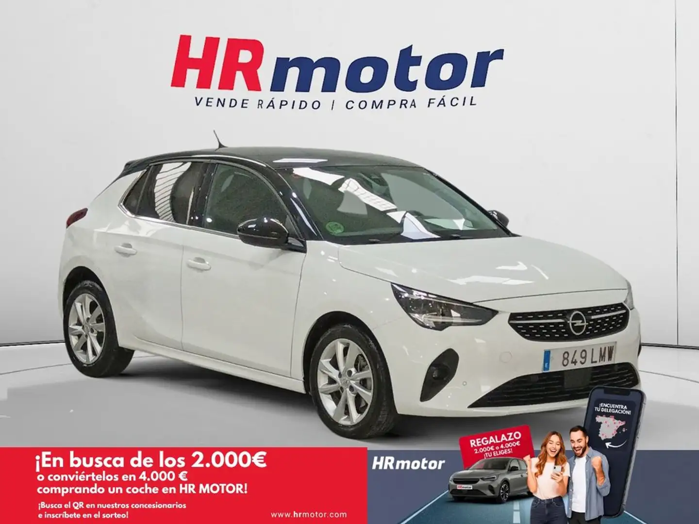 Opel Corsa 1.2 Turbo Elegance Blanc - 1