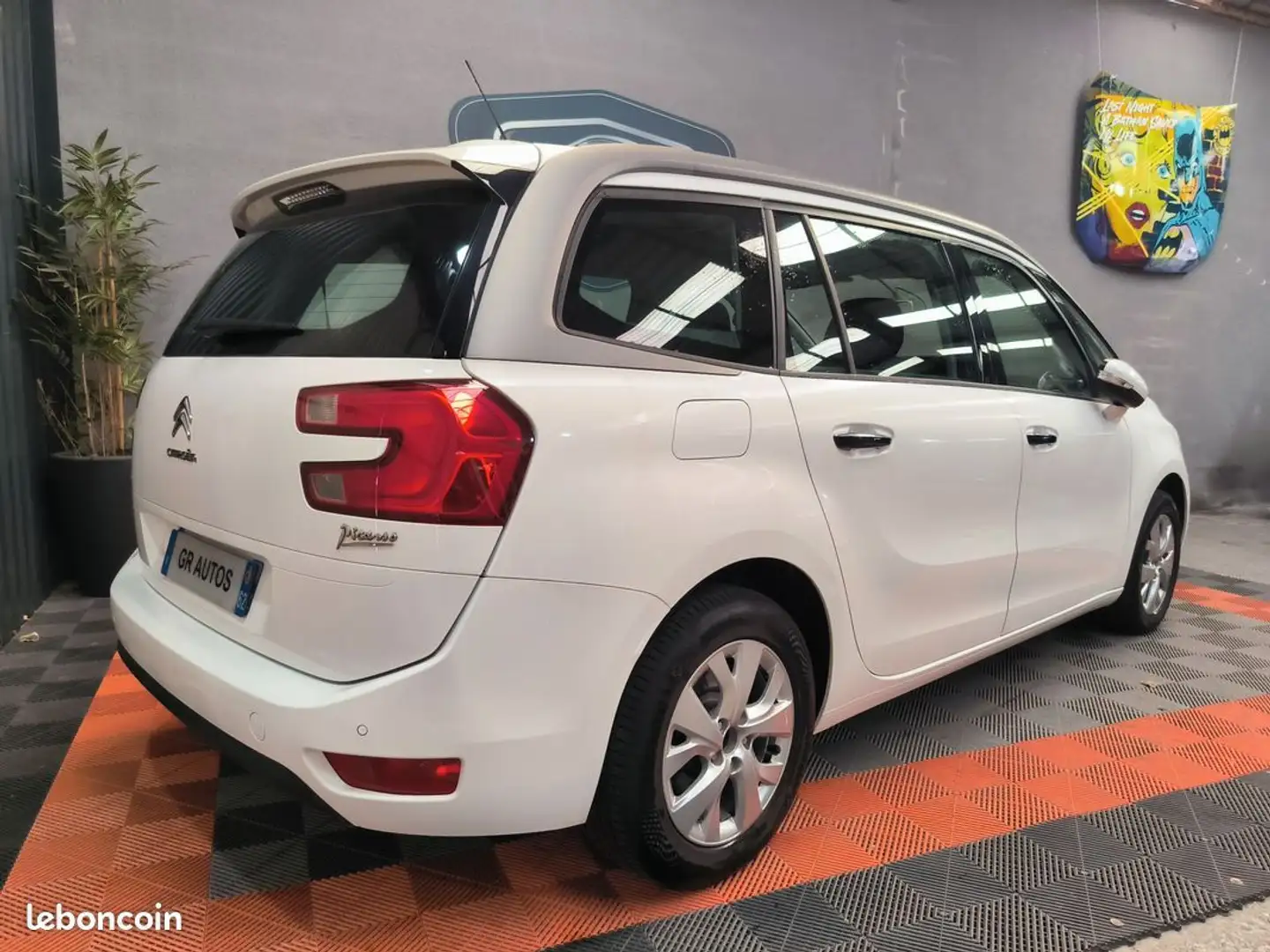 Citroen C4 Picasso Grand 1.6 Hdi intensive 7 places 2eme Main Attelag Blanc - 2