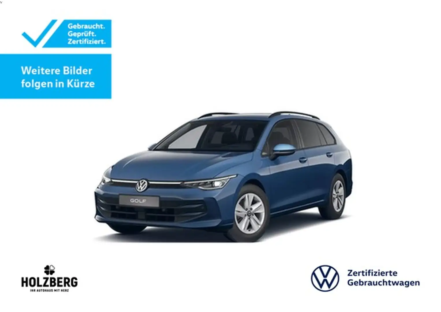 Volkswagen Golf Variant 1.5 eTSI Goal MATRIX+AHK+H&K+HUD Blau - 1