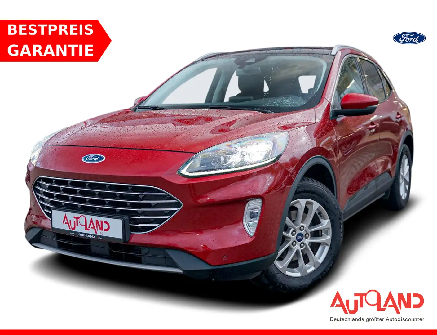 Ford Kuga 2.0 M-Hybrid Titanium LED Panorama Kamera Rot - 1