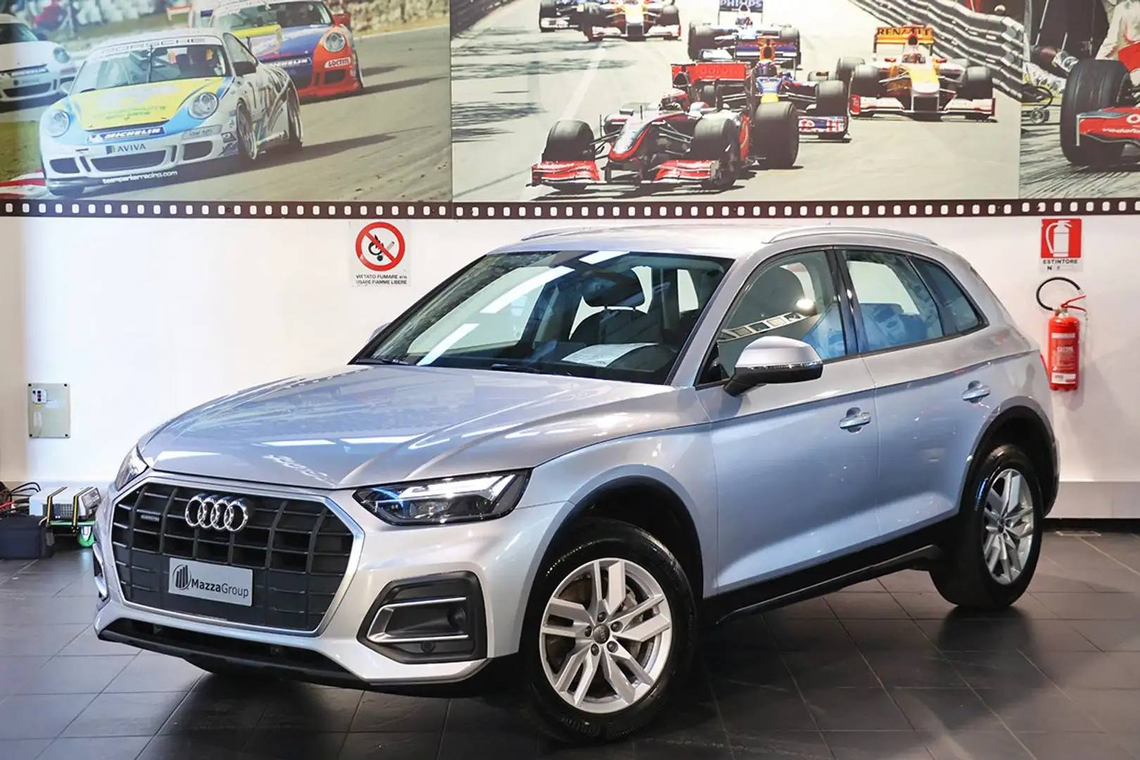 Audi Q5 40 TDI Quattro S-Tronic Business - ADAS/NAVI/LED Argent - 1