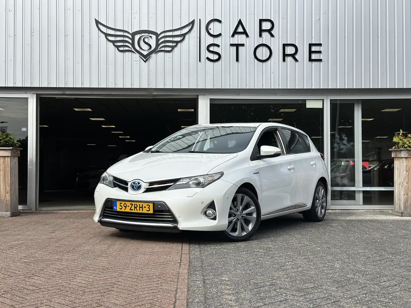 Toyota Auris 1.8 Hybrid Lease Pro |CAMERA|CRUISE|NAVI|ST VWM Blanc - 1