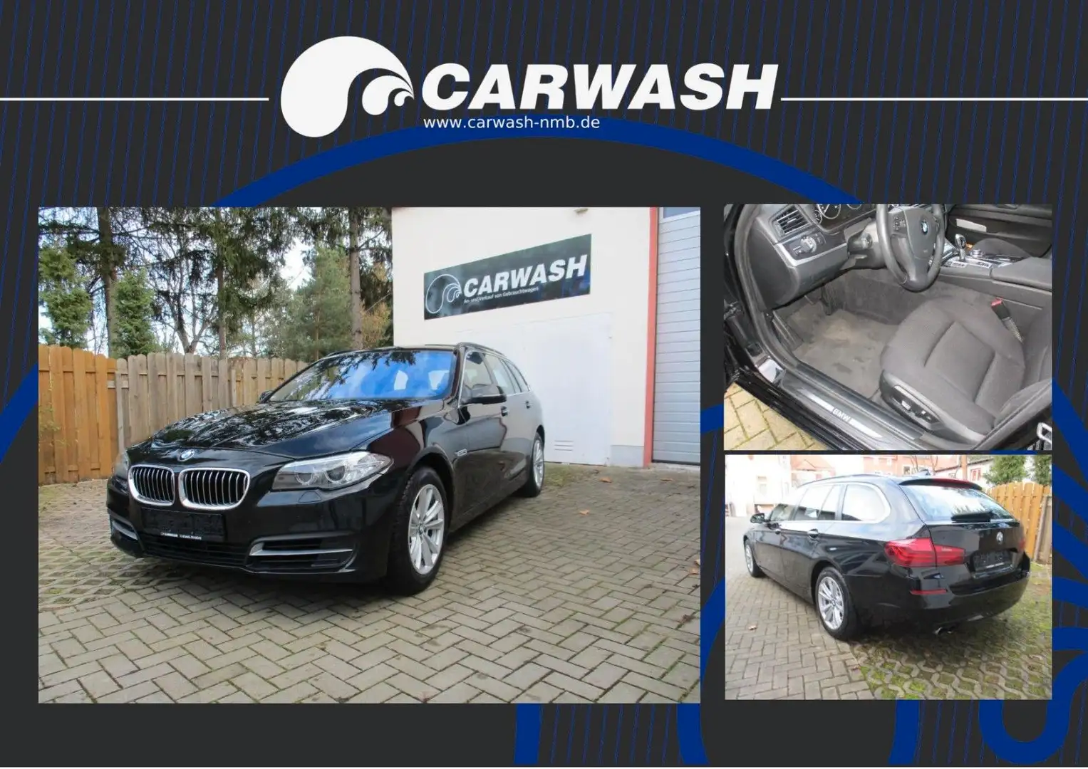 BMW 520 Baureihe 5 Touring 520d Schwarz - 1