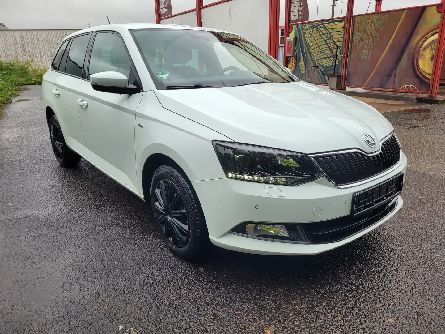 Skoda Fabia Fabia automatik Weiß - 2