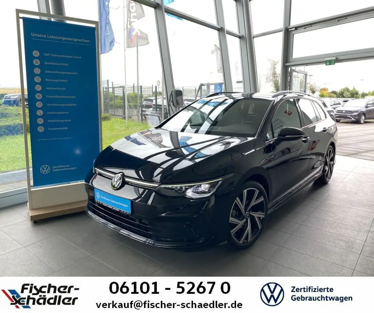 Volkswagen Golf Var 1.5TSI*DSG*Rline*AHK*Navi*LEDPlus*Black Schwarz - 1