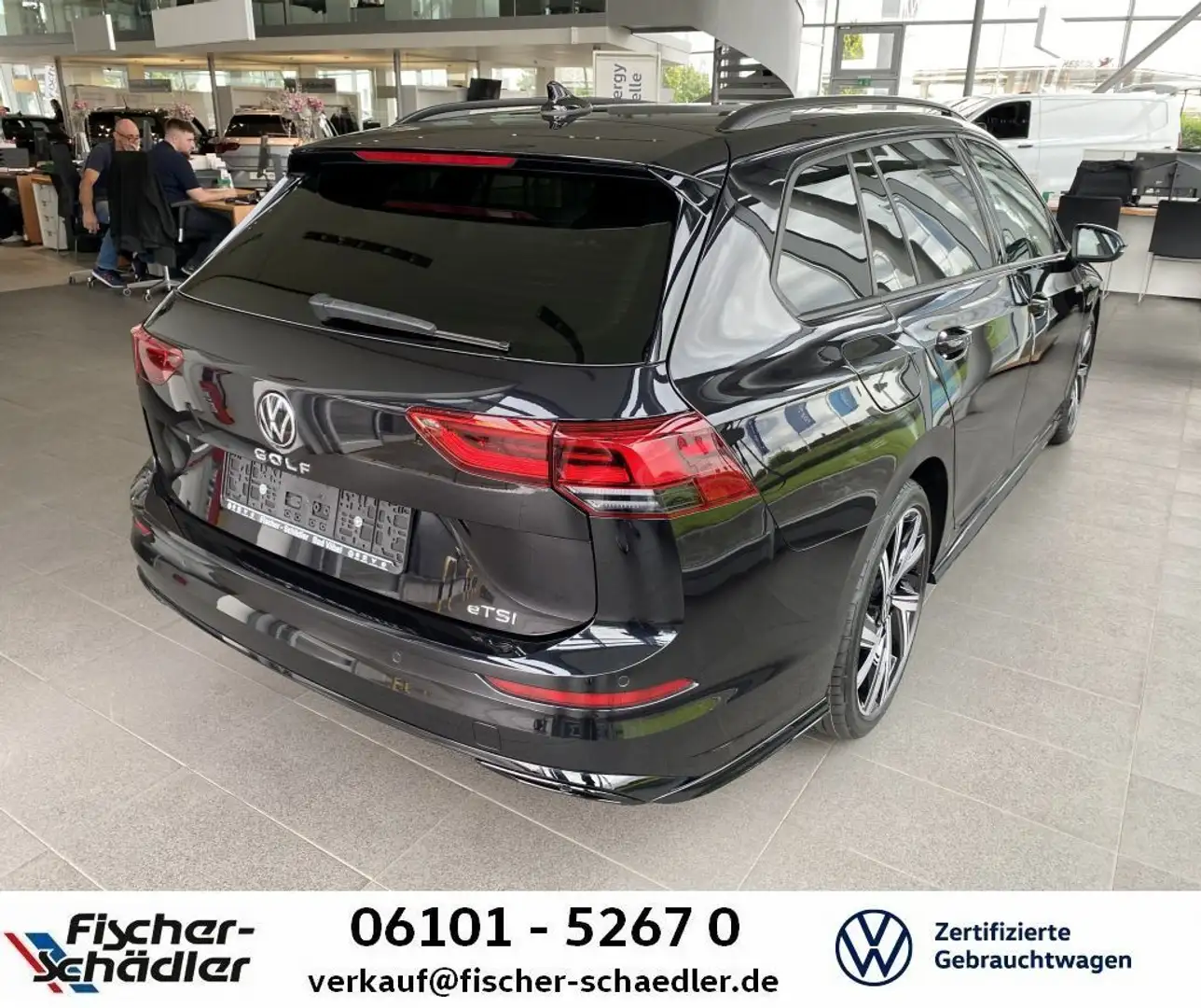 Volkswagen Golf Var 1.5TSI*DSG*Rline*AHK*Navi*LEDPlus*Black Schwarz - 2