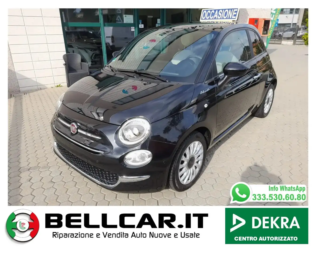 Fiat 500 500 1.0 hybrid Dolcevita 70cv Nero - 1