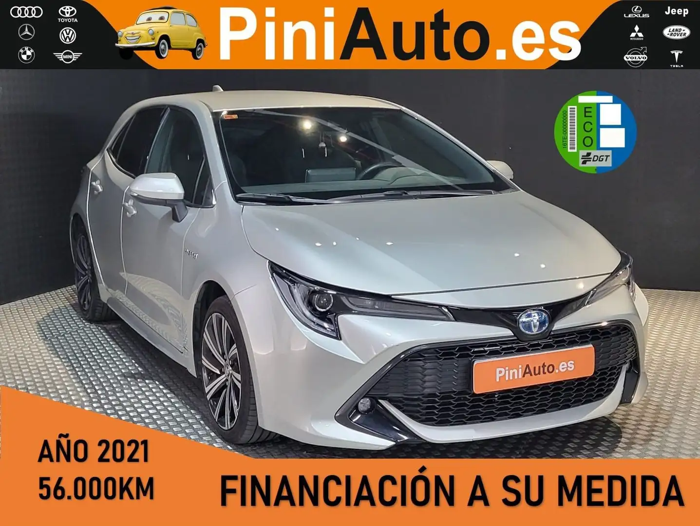 Toyota Corolla 1.8 125cv E-CVT Style Argent - 1