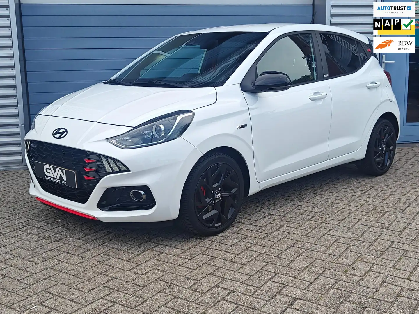 Hyundai i10 N-Line 1.0 T-GDi 100pk | Black Pack | Full Options Blanc - 1