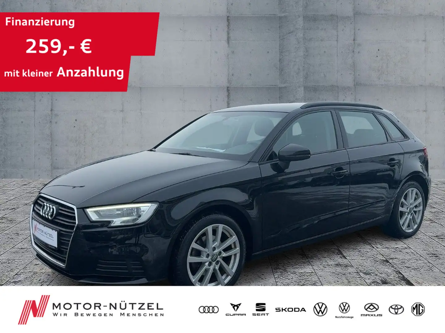 Audi A3 35 TFSI S-TR BI-XEN+NAVI+GRA+2xPDC Schwarz - 1