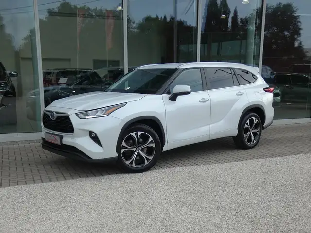 Toyota Highlander Hybrid AWD 7PL +LEDER +Zetelverwarming +DODEHOEK +Carplay +GPS +Elektrische voorzetels +3 zone airco +Dodehoek