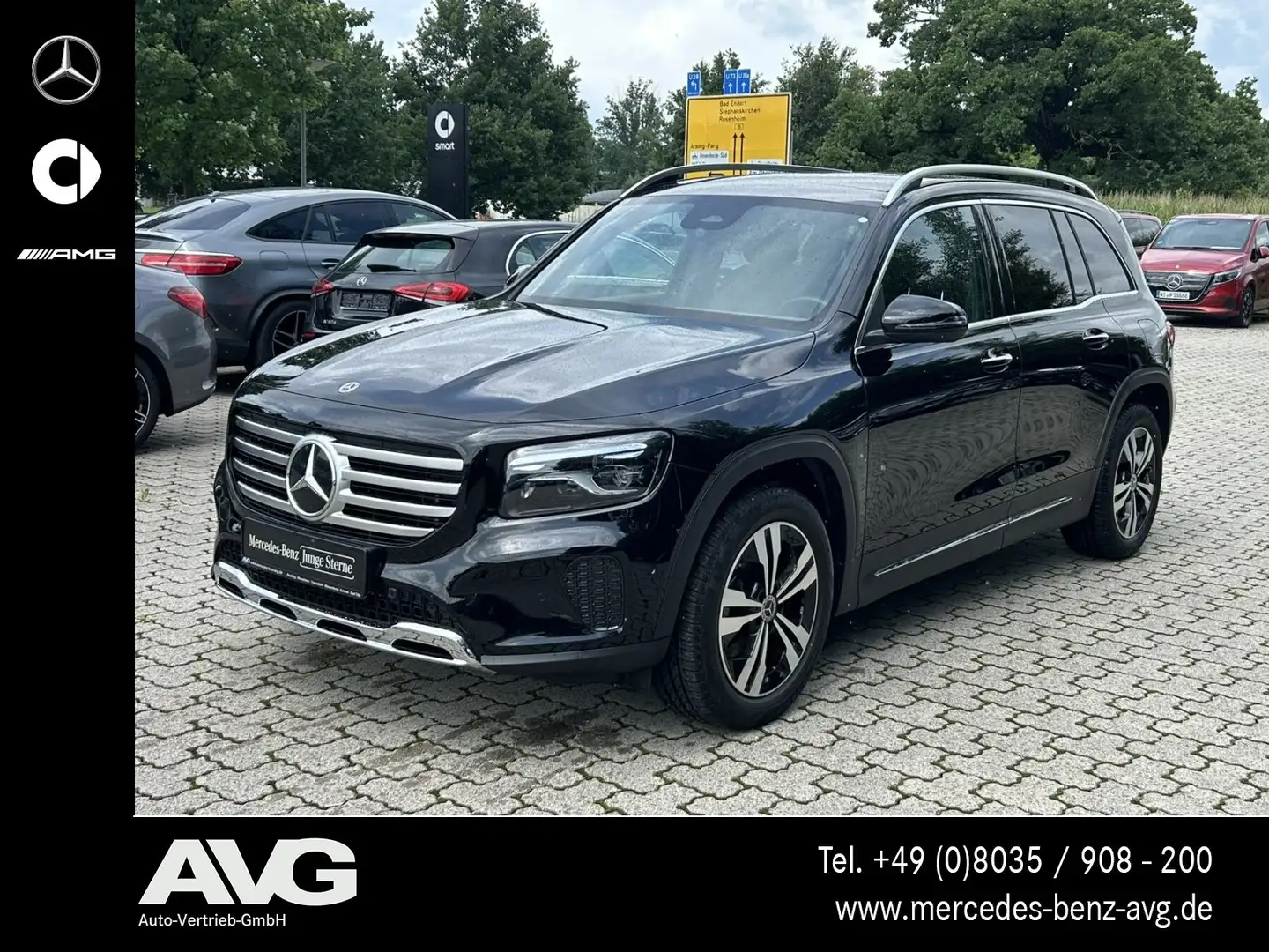 Mercedes-Benz GLB 200 GLB 200 d 4M Progressive Pano Multibeam Park RF Schwarz - 1