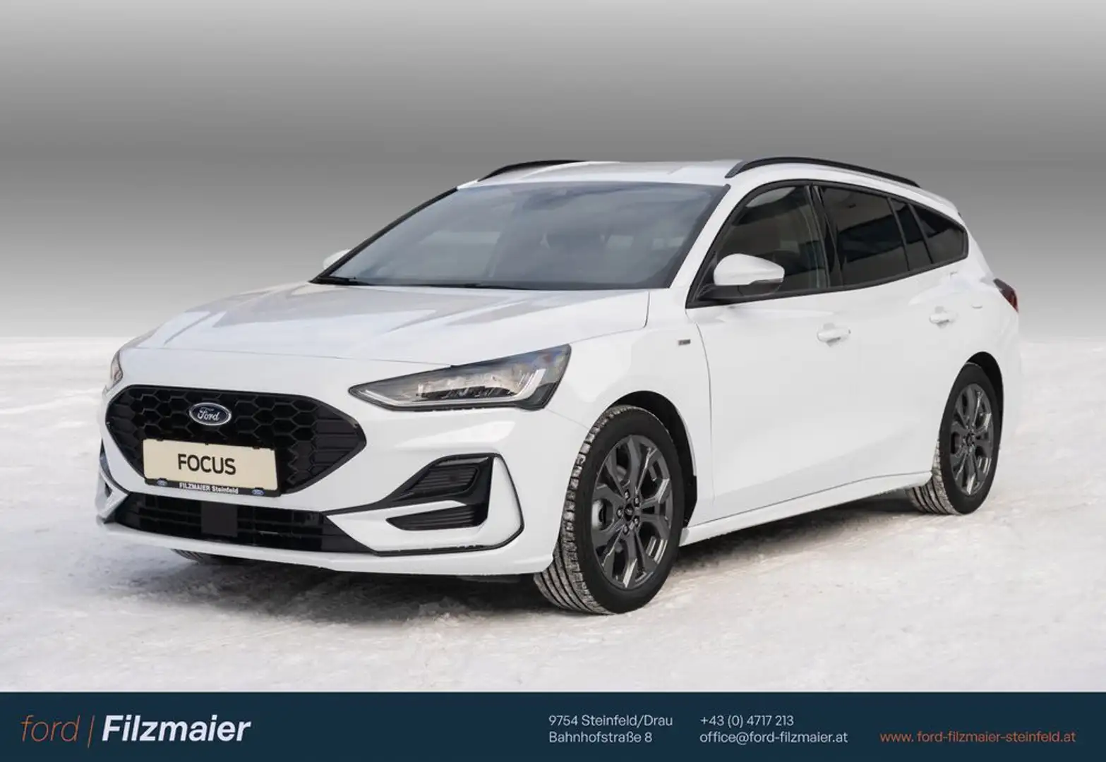 Ford Focus ST-Line Weiß - 1