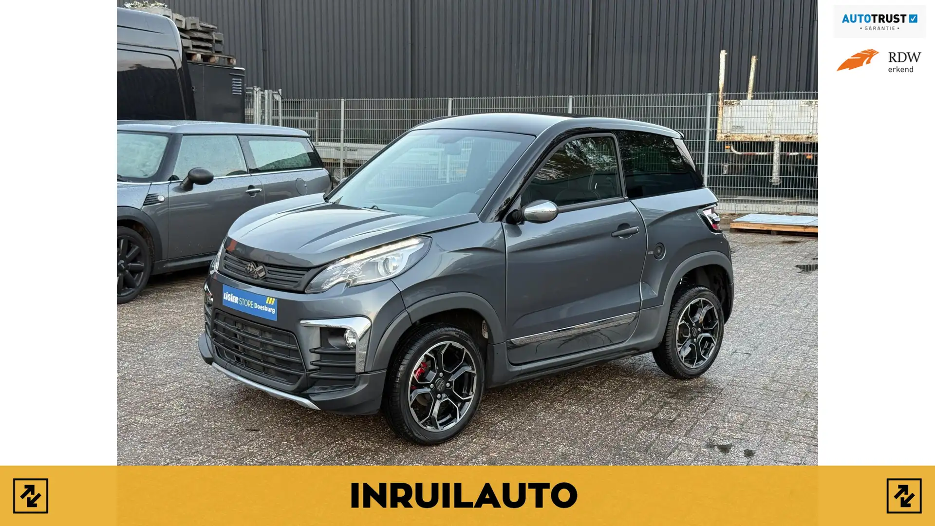 Ligier JS 60 Brommobiel Chic|Airco|Cam|Leder|Bluetooth|NAP Grigio - 1