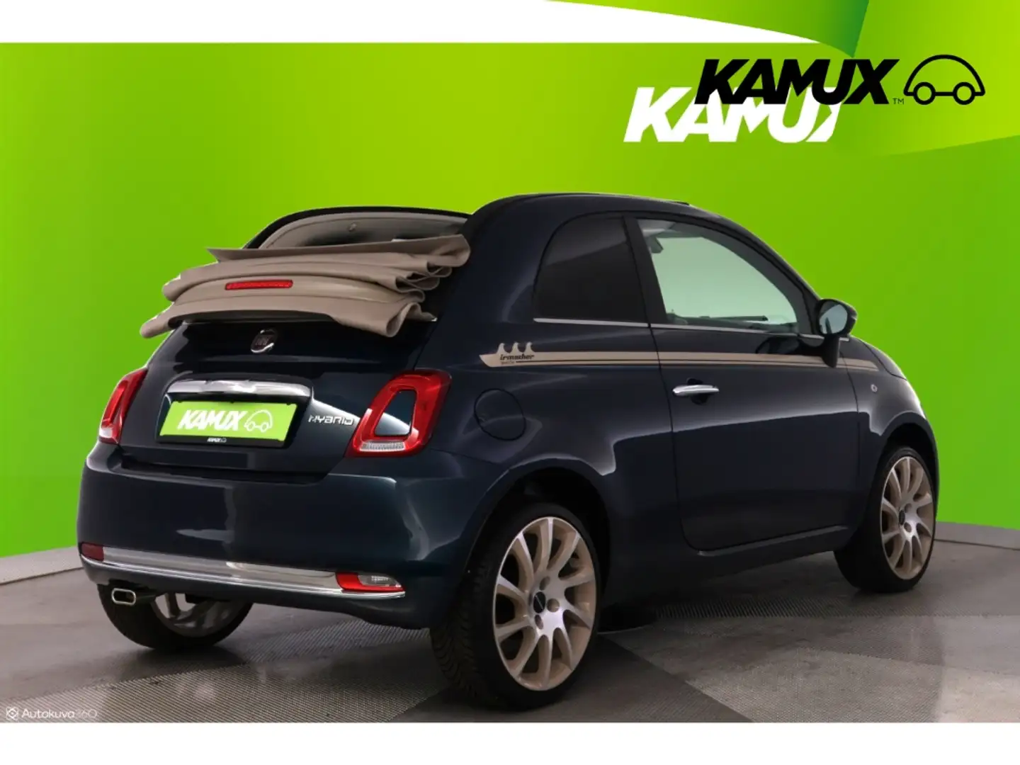 Fiat 500C 1.0 Dolcevita*YACHT-CLUB*+NAVI+CARPLAY+PDC Blau - 2