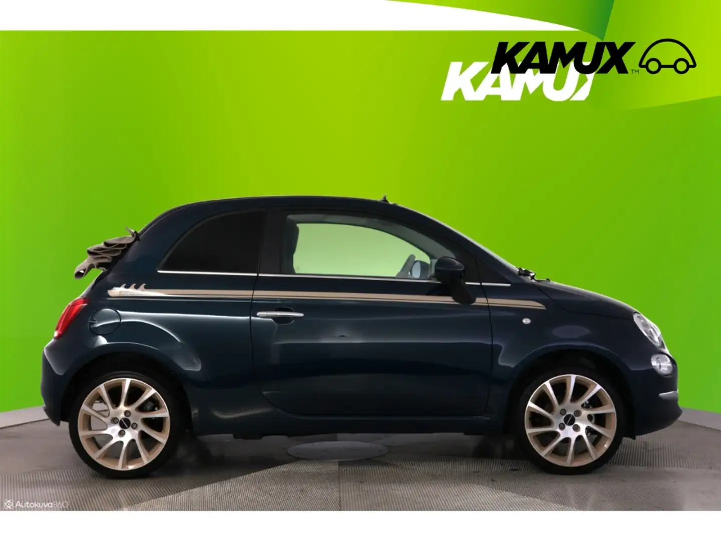Fiat 500C 1.0 Dolcevita*YACHT-CLUB*+NAVI+CARPLAY+PDC Blau - 1