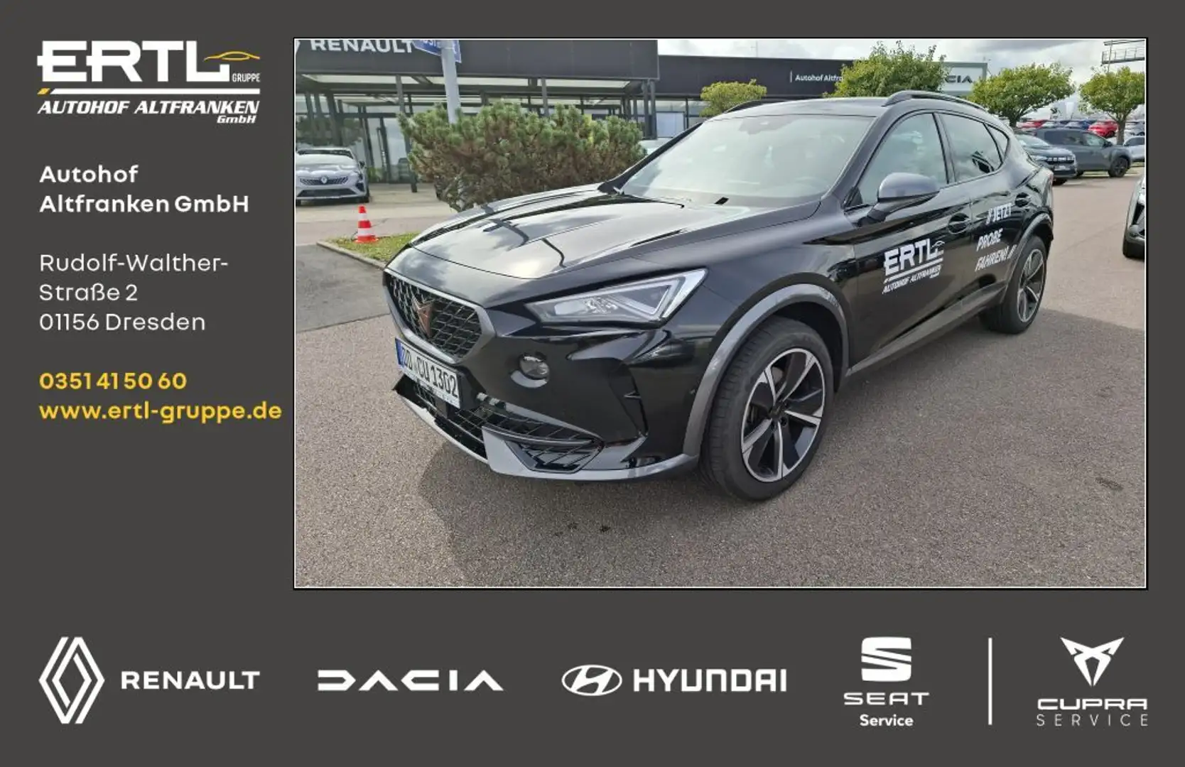 CUPRA Formentor 1.5 TSI DSG Schwarz - 1