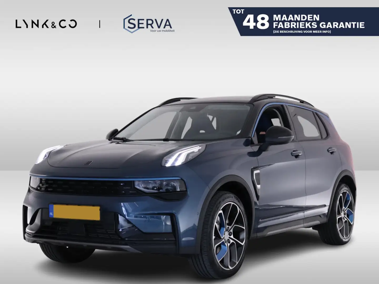 Lynk & Co 01 2023 PHEV Plug-in Hybrid | 70km elektrisch rijden Modrá - 1