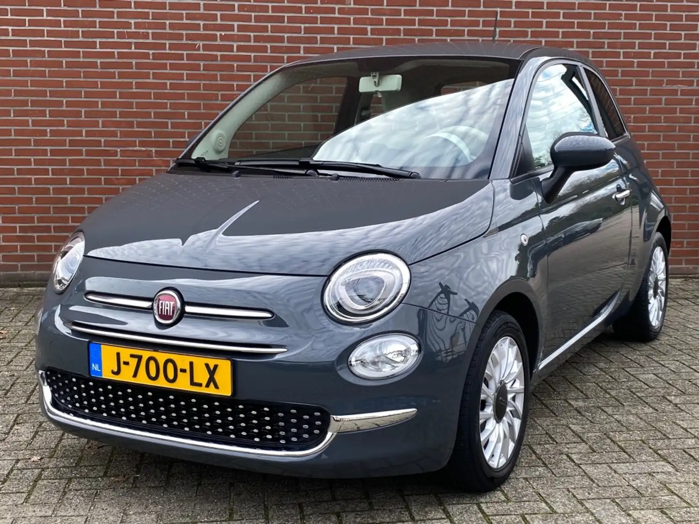 Fiat 500 1.2 LOUNGE AUTOMAAT AIRCO CRUISE CARPLAY DAB LMV Gris - 2