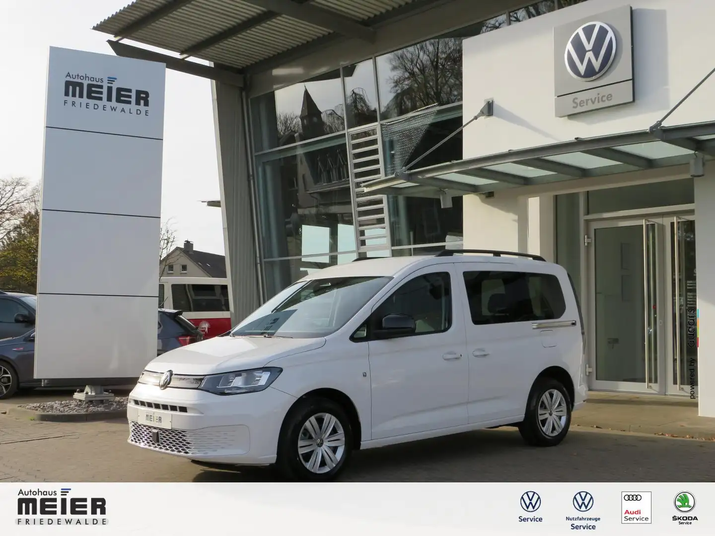 Volkswagen Caddy Kombi 1.5TSI AHK Sitzh. APP Parkh. ACC Weiß - 1