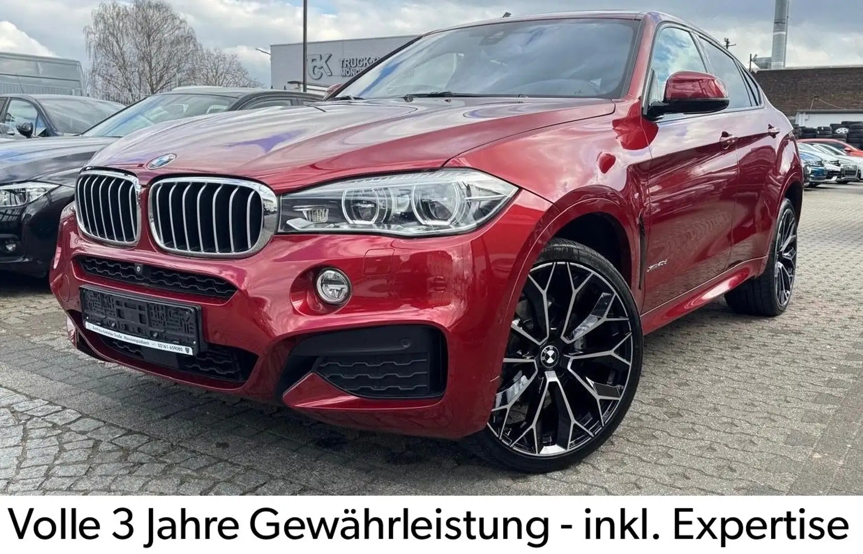 BMW X6 40d *MSPORT*22ZOLL-S.DACH-NAVI-AUTOMA-HEADUP- Roşu - 1