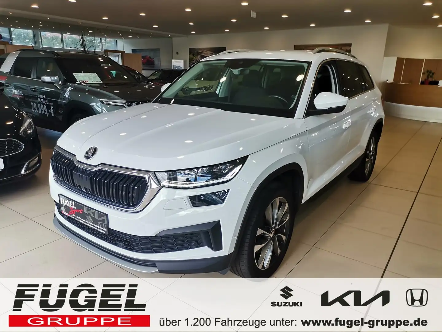Skoda Kodiaq 2.0 TDI DSG Tour 4x4 Matrix|Navi|Standhzg.|AHK Blanc - 1