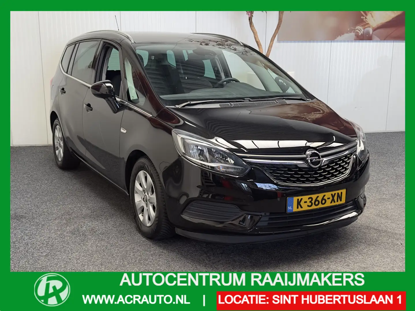 Opel Zafira 1.4 TURBO EDITION 7 PERSOONS AUTOMAAT CRUISE CONTR Zwart - 1