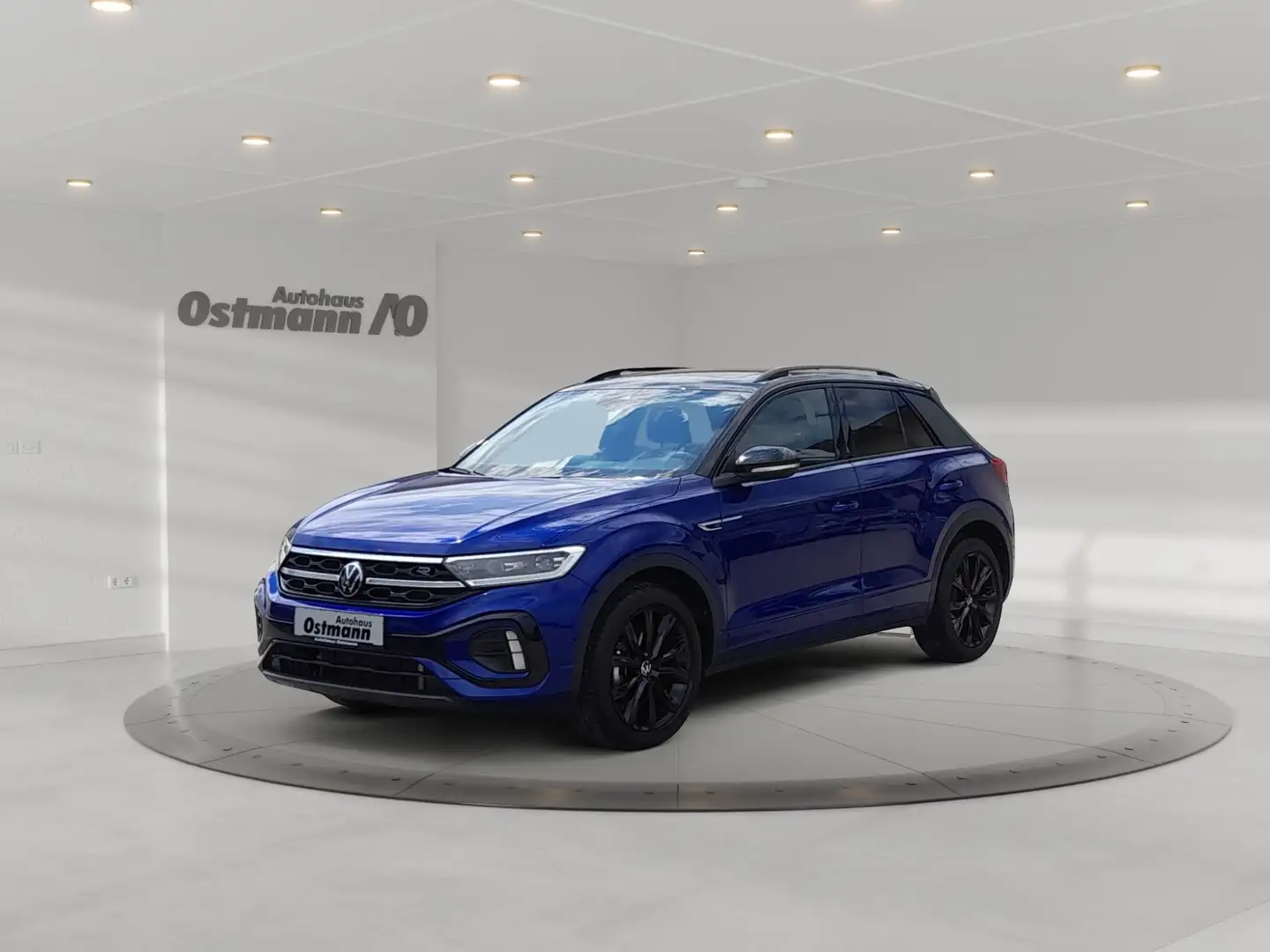 Volkswagen T-Roc 1.5 TSI R-Line Pano AHK Matrix Navi RFK Blau - 1