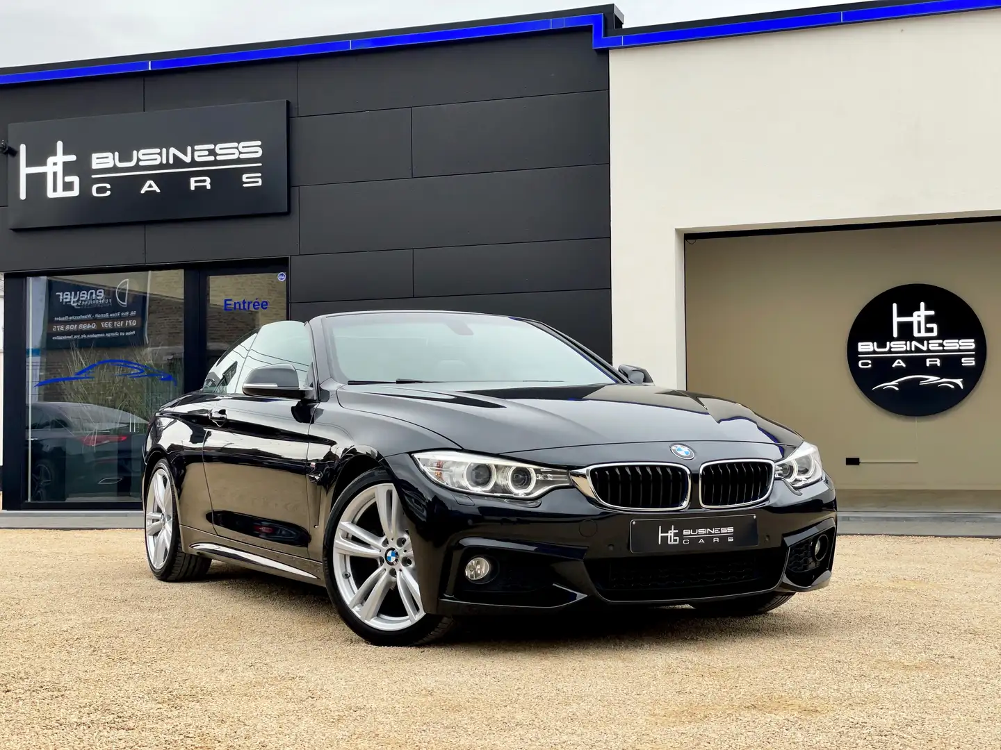 BMW 420 dA/ CABRIOLET/ PACK M/ BI-XENON/ CUIR CHAUFFANT Noir - 1