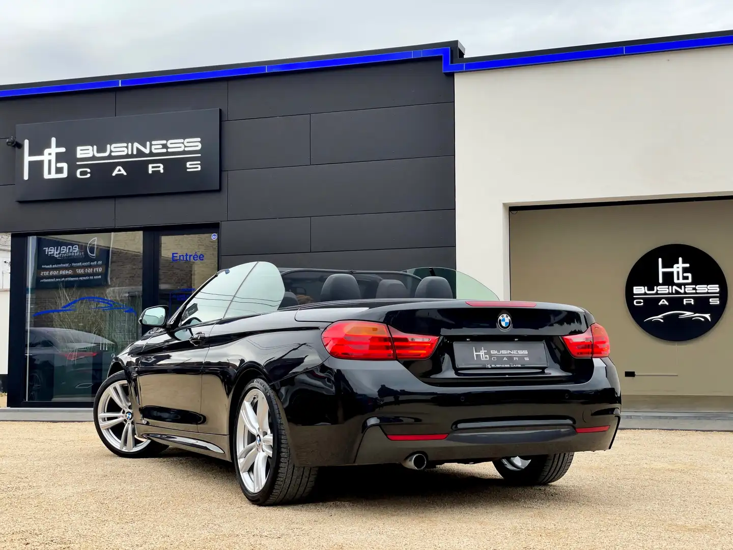 BMW 420 dA/ CABRIOLET/ PACK M/ BI-XENON/ CUIR CHAUFFANT Noir - 2