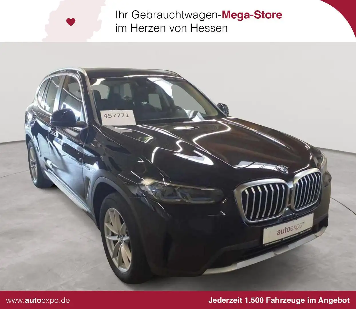 BMW X3 X3 xDrive30e Aut. NAVI LED KAM HEAD-UP Schwarz - 1