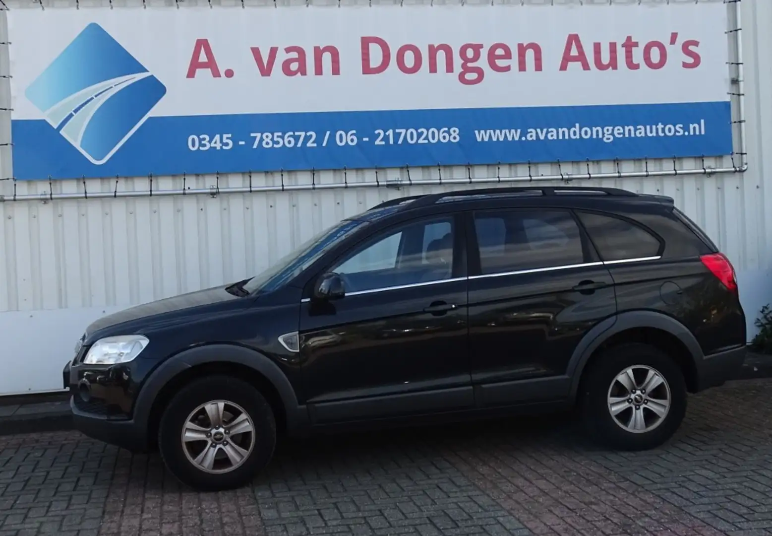 Chevrolet Captiva 2.4I SHADOW,Leer,Clima,Incl Nieuwe APK Negru - 1