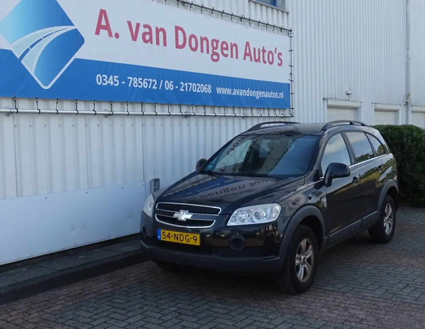 Chevrolet Captiva 2.4I SHADOW,Leer,Clima,Incl Nieuwe APK Negru - 2