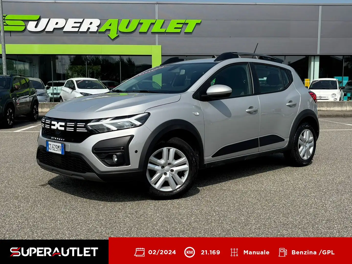 Dacia Sandero Stepway 1.0 tce Expression Eco-g 100cv Grigio - 1