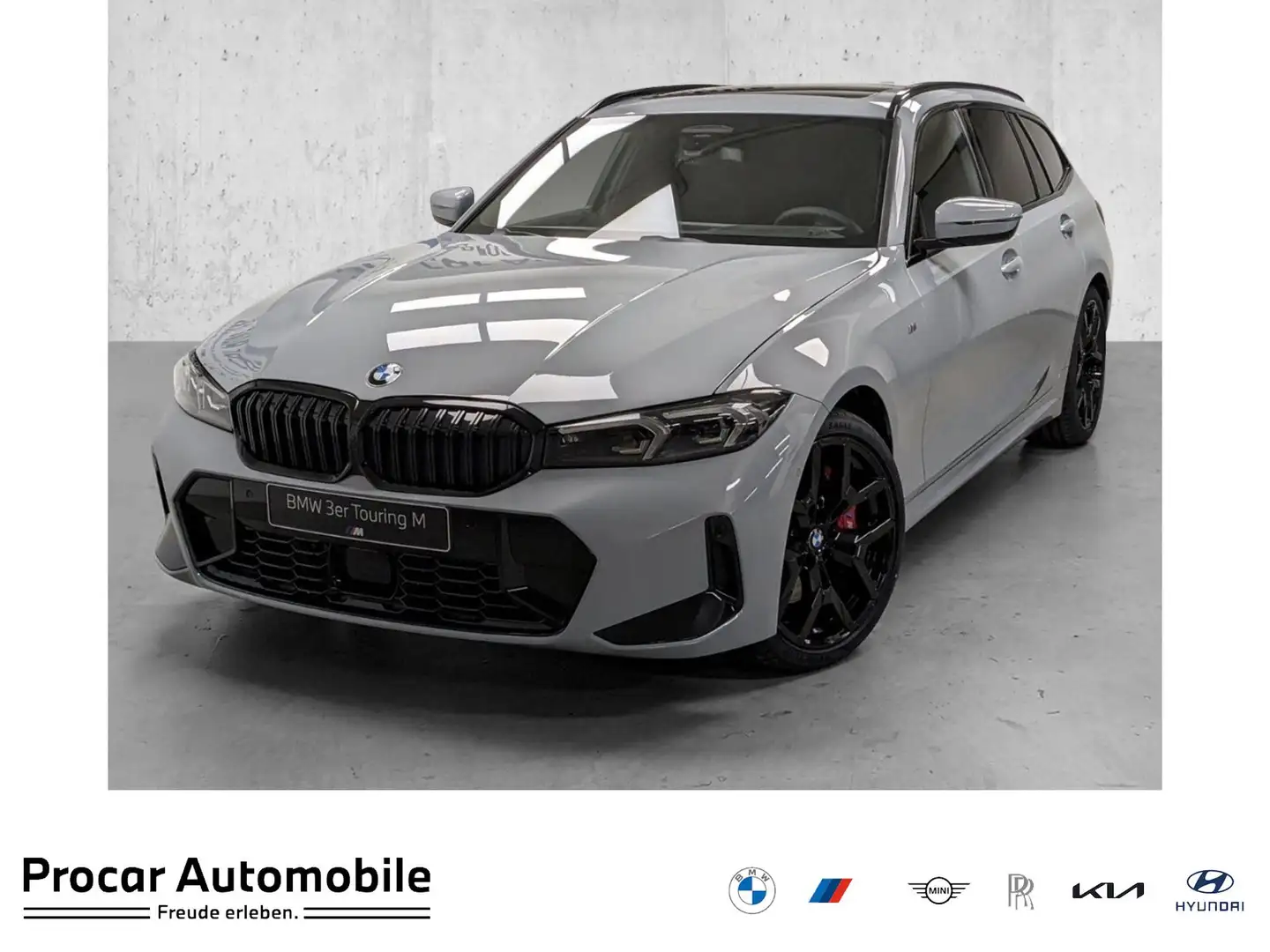 BMW 320 d xDrive MSport PANO HuD AHK H/K DA Prof PA+ Szary - 1