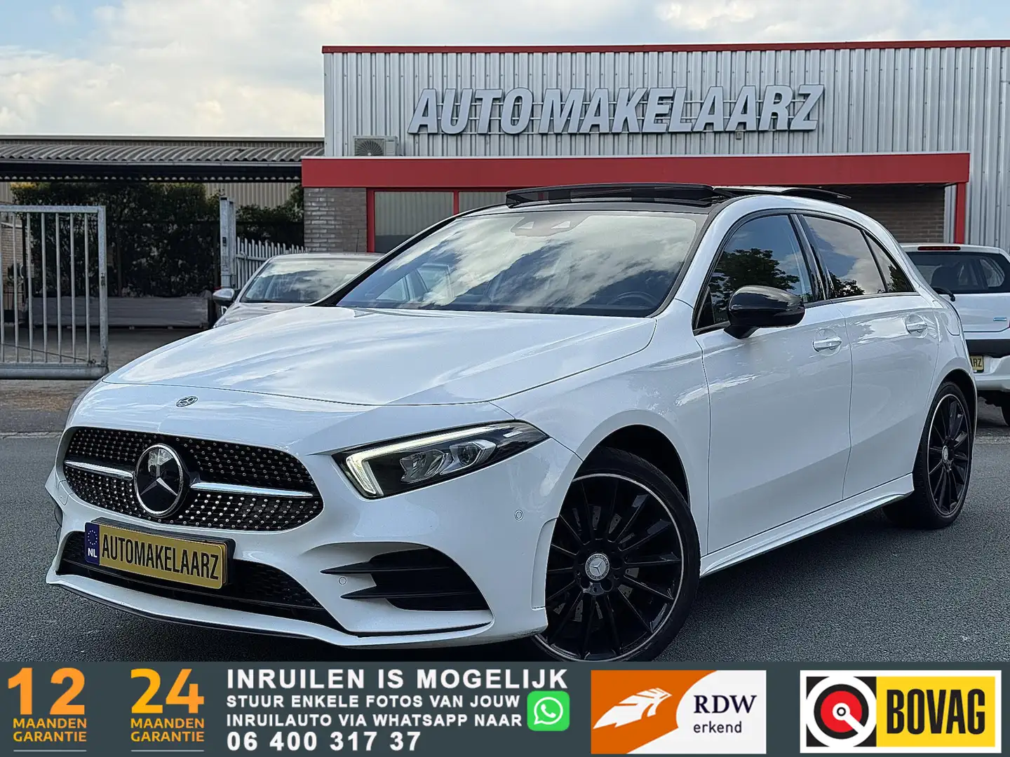 Mercedes-Benz A 250 e AMG Line PANO SFEERVERLICHTING Wit - 1