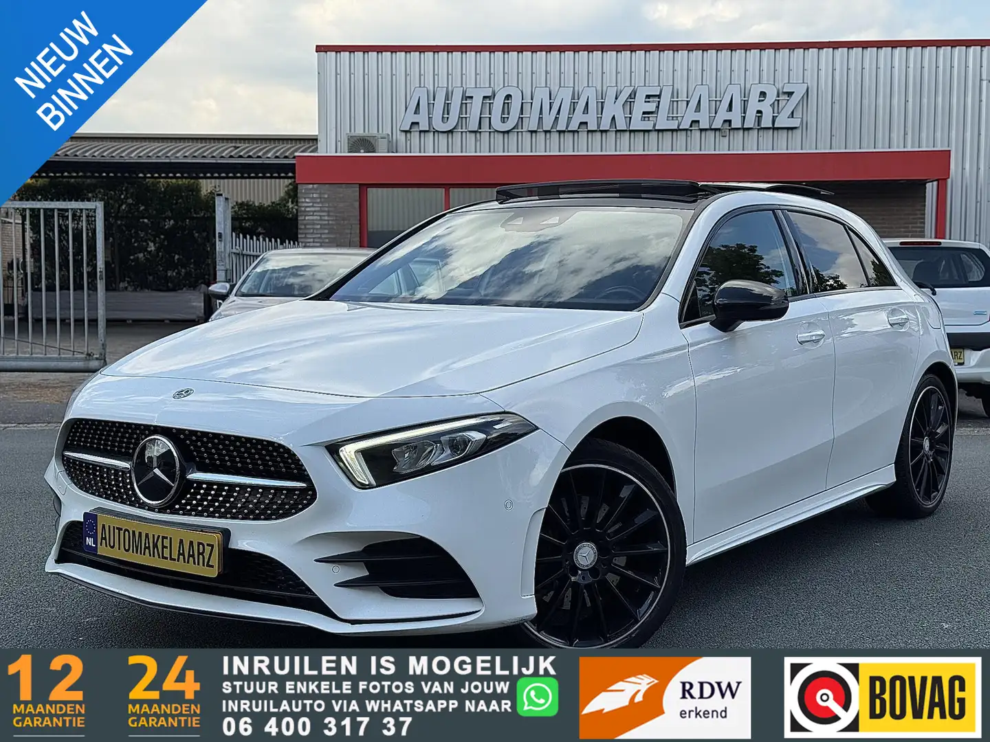 Mercedes-Benz A 250 e AMG Line PANO SFEERVERLICHTING Weiß - 1