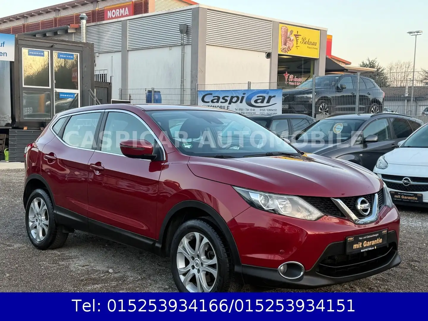 Nissan Qashqai 1,2 Acenta,KLIMAAUT.,NAVI,KAMERA,SHZ,PDC Rouge - 1