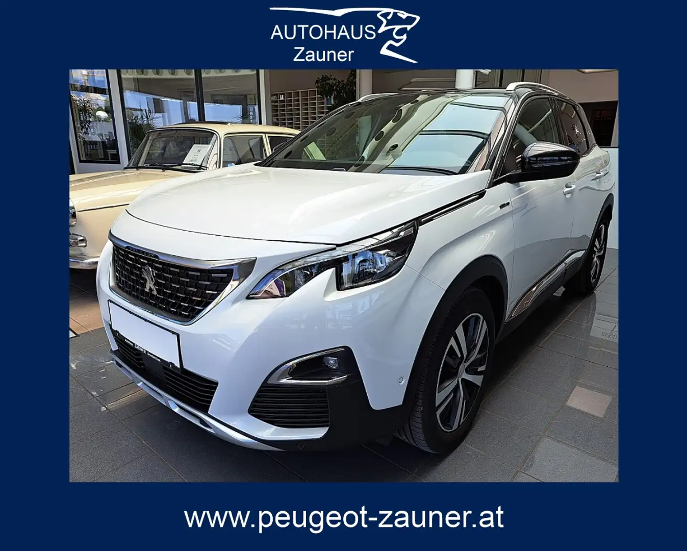Peugeot 3008 2,0 BlueHDi 150 S&S 6-Gang GT Line Weiß - 1