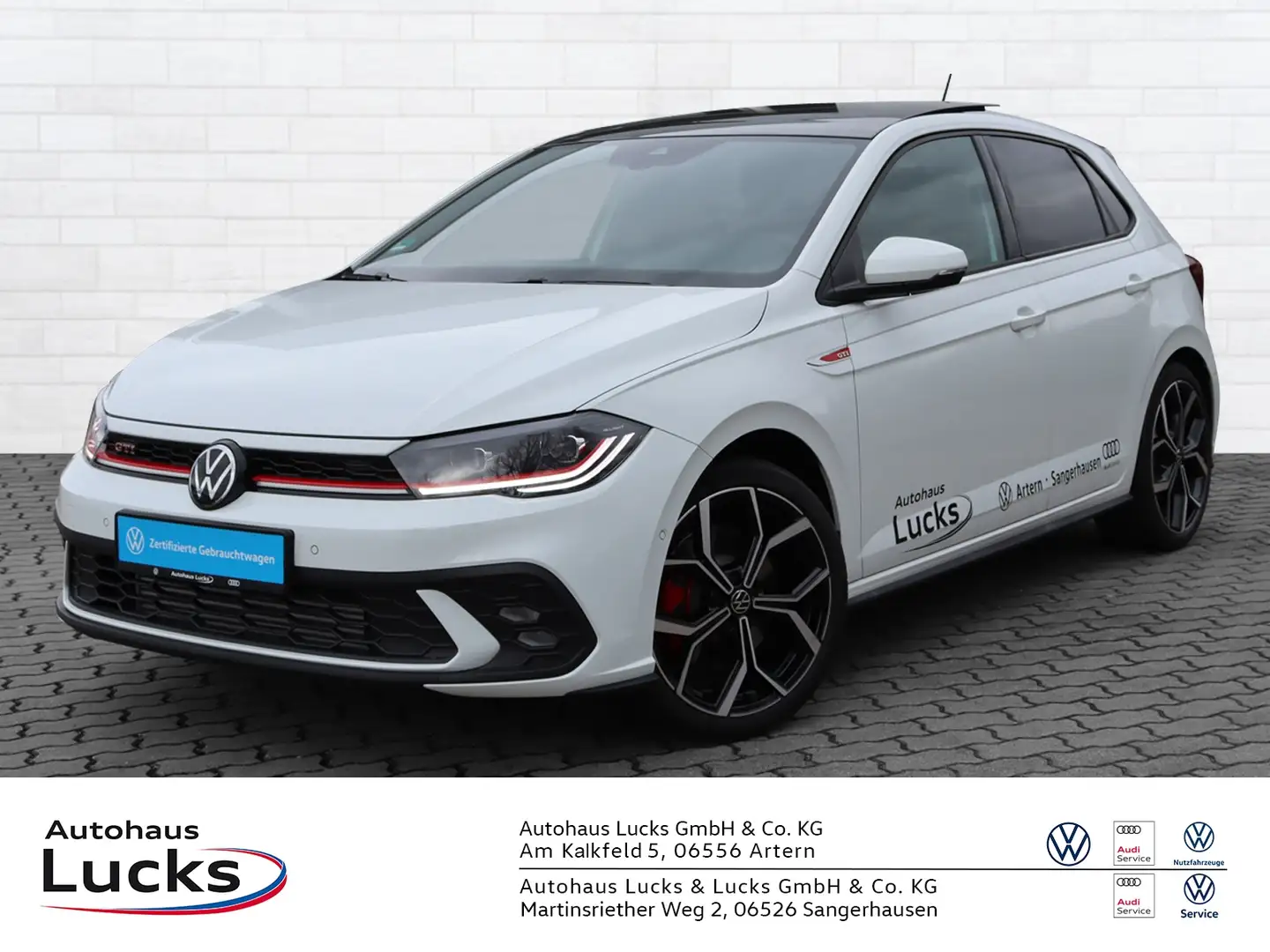 Volkswagen Polo GTI 2.0 TSI 7-Gang DSG Pano beats Bílá - 2
