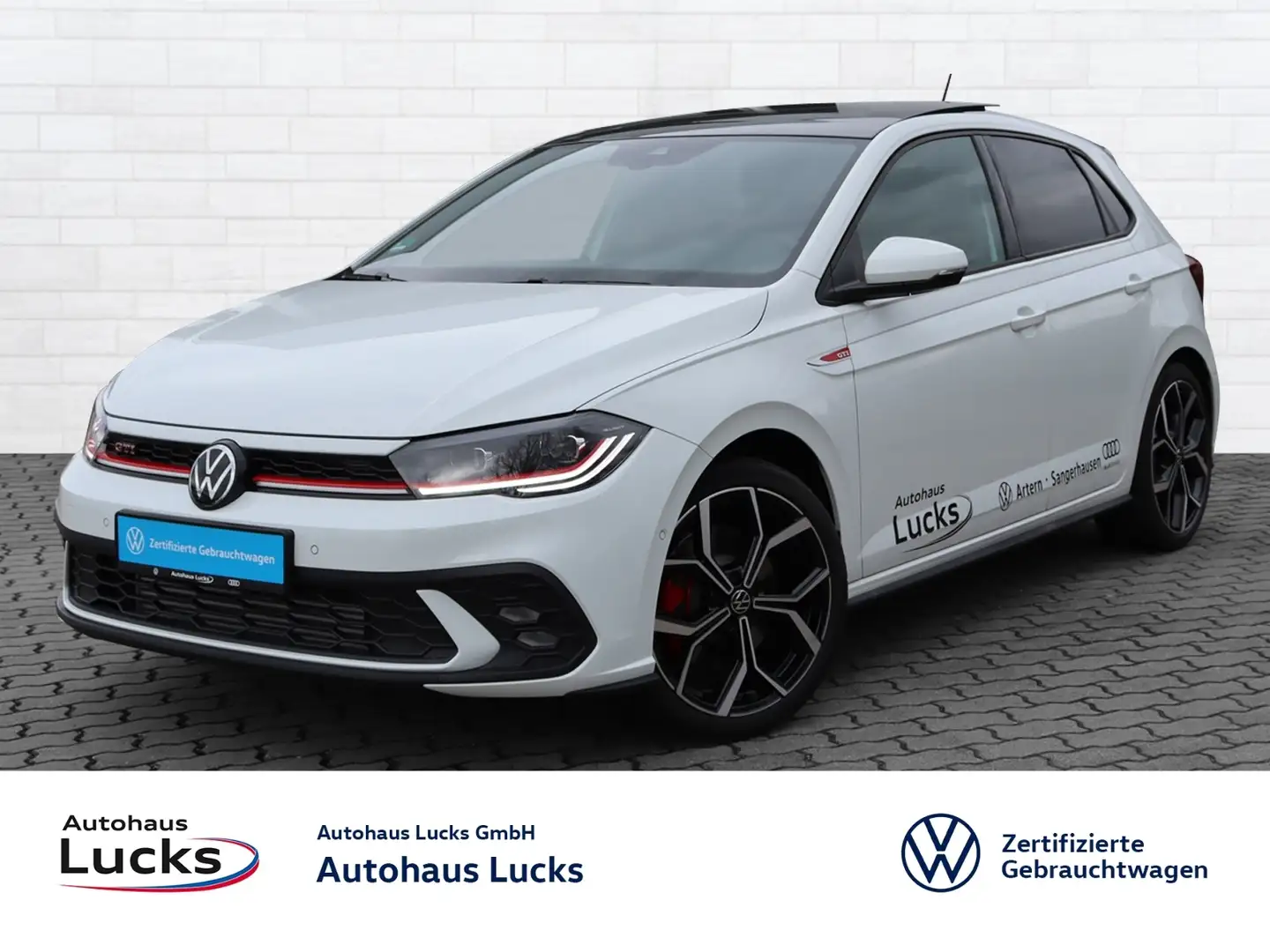 Volkswagen Polo GTI 2.0 TSI 7-Gang DSG Pano beats Bílá - 1