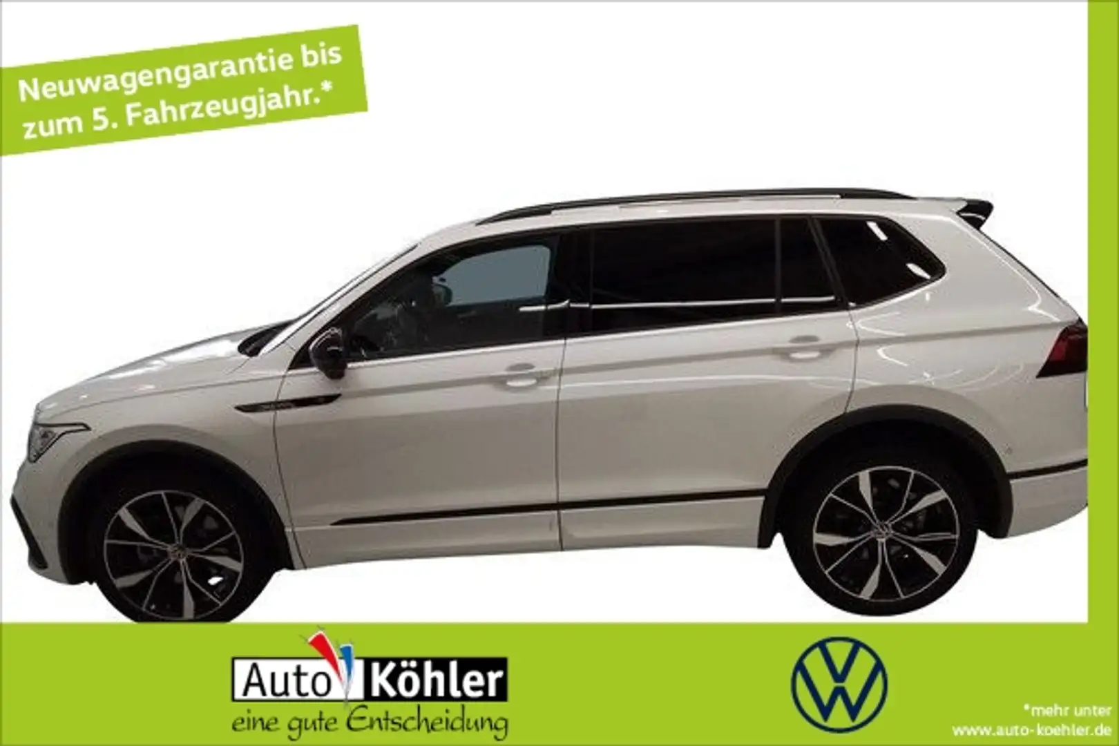 Volkswagen Tiguan Allspace R-Line TSi DSG 4M Matrix/CarPlay Weiß - 1