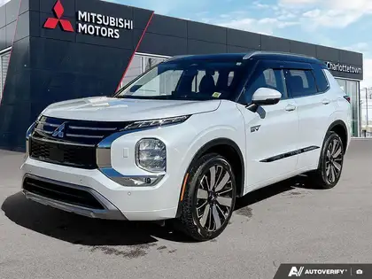 White 2026 Mitsubishi Outlander Hybrid Plug-in SUV / Crossover  1-Speed Automatic