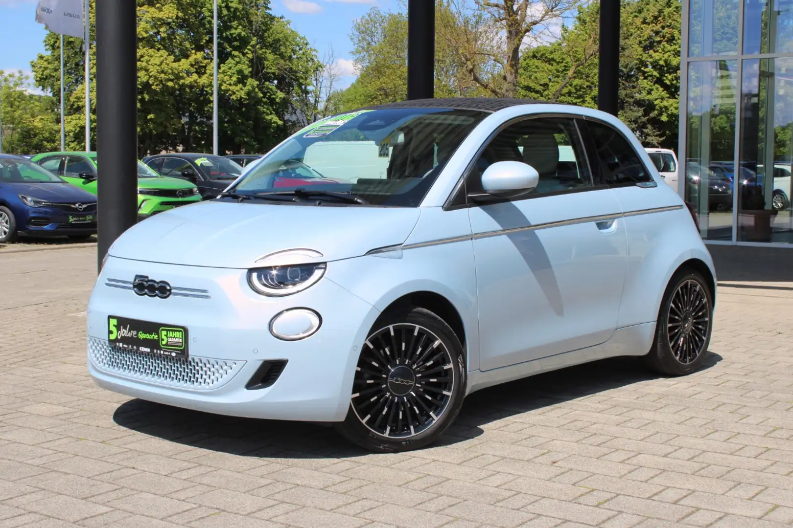 Fiat 500e Cabrio LA PRIMA  (42kWh) Leder, Navi, Blau - 2