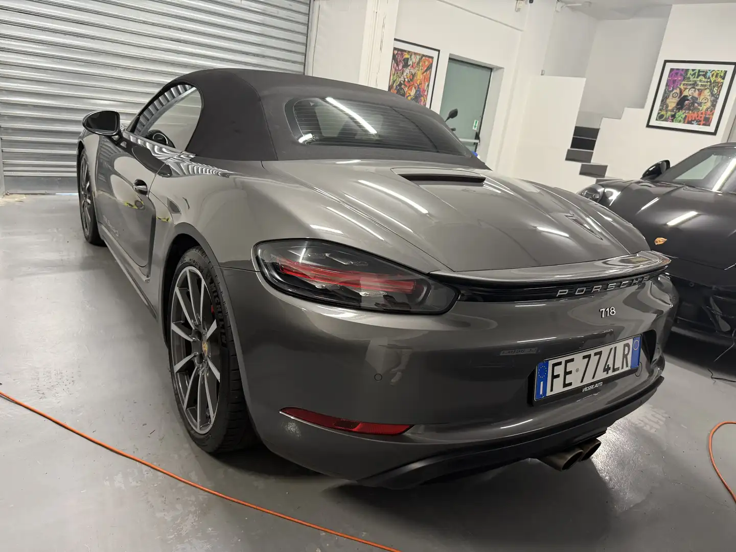 Porsche Boxster 718 Boxster IV 2016 718 2.5 S 350cv pdk Grigio - 1