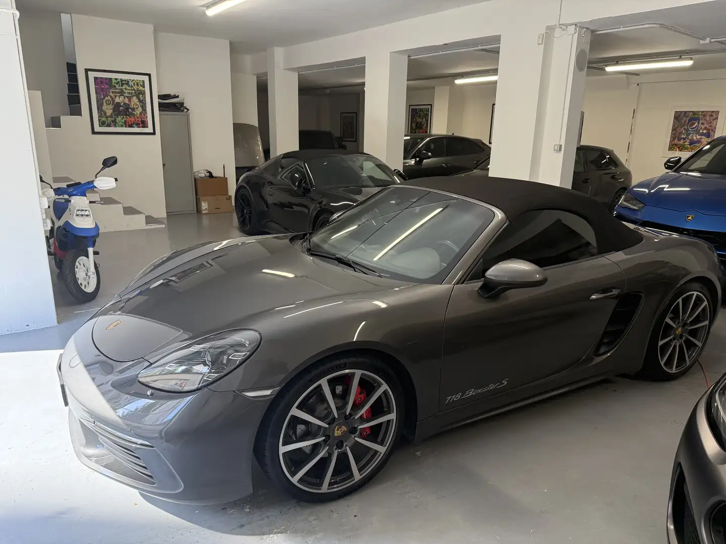 Porsche Boxster 718 Boxster IV 2016 718 2.5 S 350cv pdk Grigio - 2